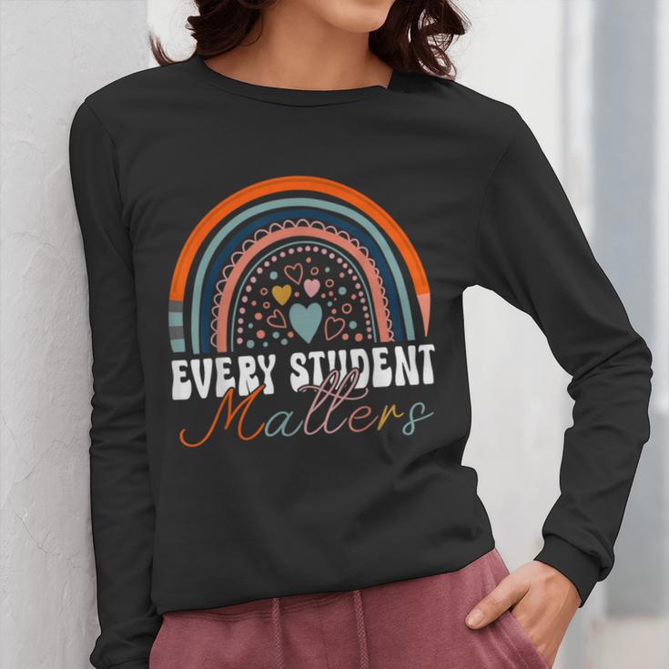 Every Student Matters Paraprofessional Support Teacher Women Long Sleeve T-Shirt, funny design Every Student Matters Paraprofessional Support Teacher Women Long Sleeve T-Shirt, funny design