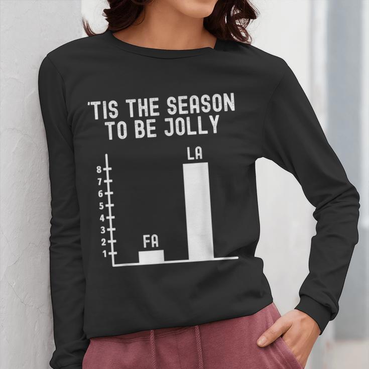Fa La 8 Math Pun Math Teacher Christmas Women Long Sleeve T-Shirt, funny design Fa La 8 Math Pun Math Teacher Christmas Women Long Sleeve T-Shirt, funny design