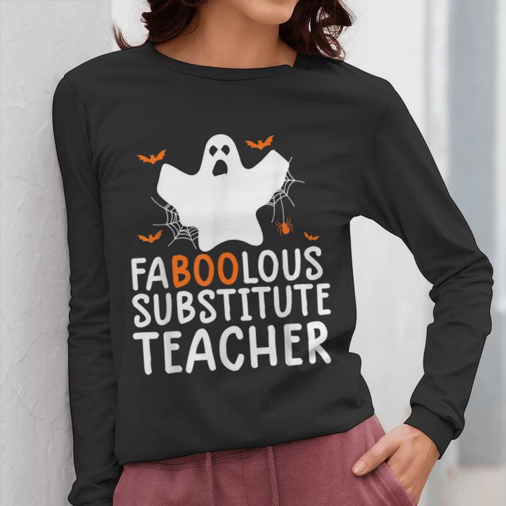 Faboolous Substitute Teacher Halloween Costume Women Long Sleeve T-Shirt, funny design