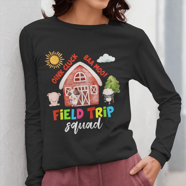 Farm Field Trip Squad Field Day 2025 Teachers Students Women Long Sleeve T-Shirt, funny design Farm Field Trip Squad Field Day 2025 Teachers Students Women Long Sleeve T-Shirt, funny design