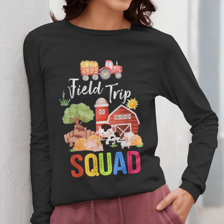 Farm Trip Field Trip Squad Farm Visit Teachers Students Women Long Sleeve T-Shirt, funny design Farm Trip Field Trip Squad Farm Visit Teachers Students Women Long Sleeve T-Shirt, funny design