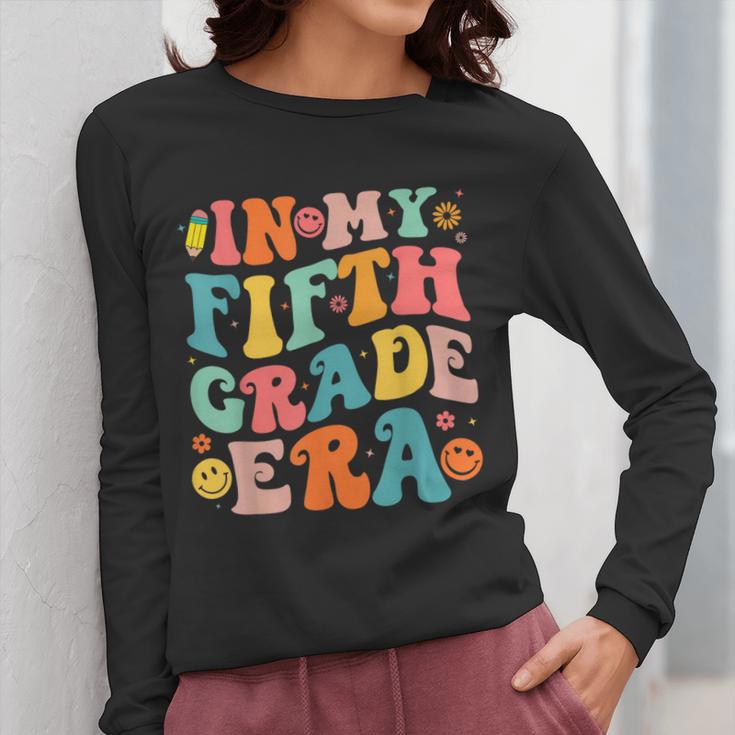 In My Fifth Grade Era 5th Grade Teacher Back To School Women Long Sleeve T-Shirt, funny design In My Fifth Grade Era 5th Grade Teacher Back To School Women Long Sleeve T-Shirt, funny design
