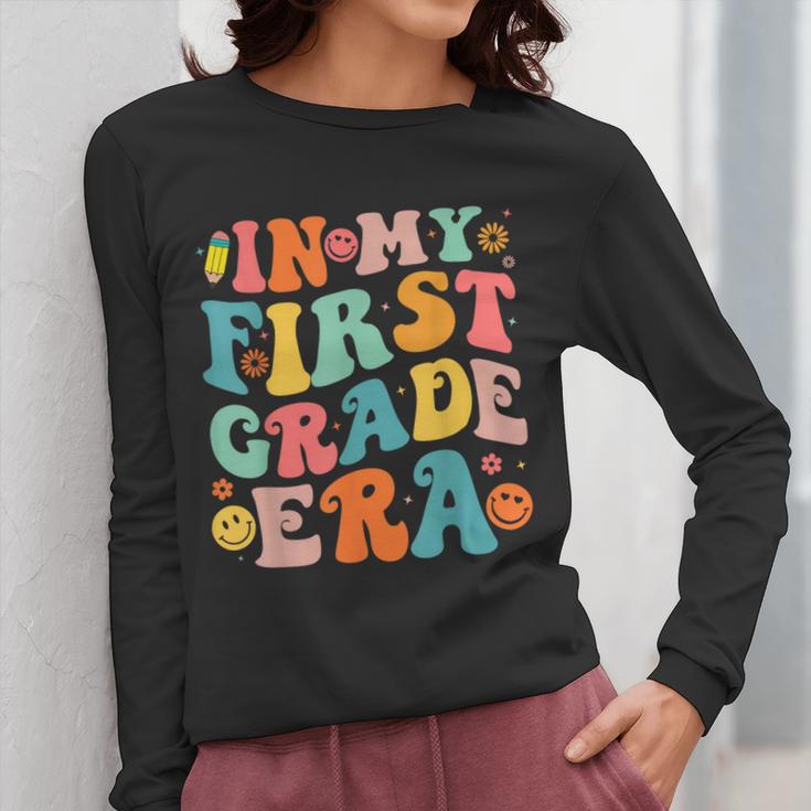 In My First Grade Era 1st Grade Teacher Back To School Women Long Sleeve T-Shirt, First Grade Teacher Gifts, funny design