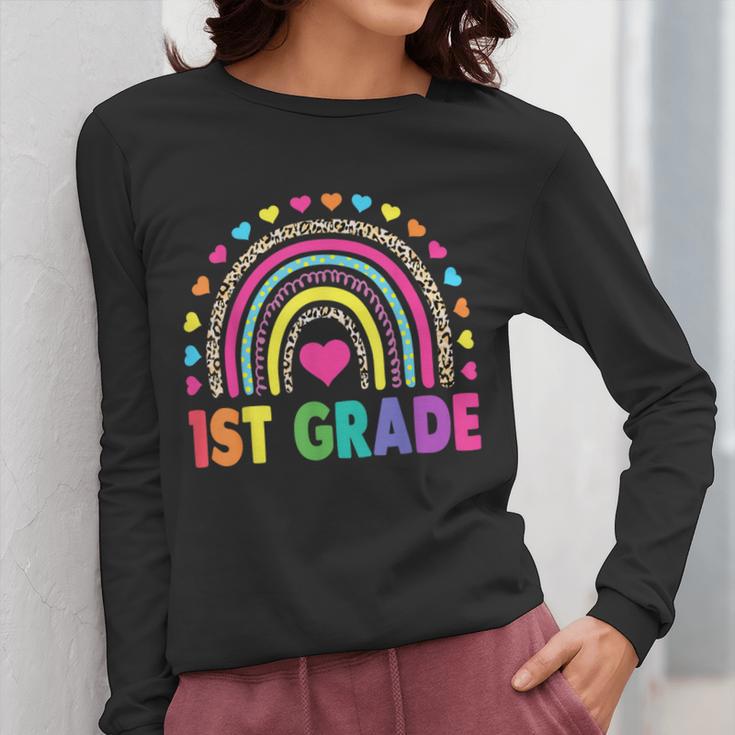 First Grade Rainbow Girls Boys Teacher Team 1st Grade Squad Women Long Sleeve T-Shirt, First Grade Teacher Gifts, funny design First Grade Rainbow Girls Boys Teacher Team 1st Grade Squad Women Long Sleeve T-Shirt, First Grade Teacher Gifts, funny design