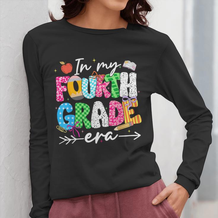 In My Fourth Grade Era 4th Grade Girl Teacher Back To School Women Long Sleeve T-Shirt, 4th Grade Teacher Gifts, funny design In My Fourth Grade Era 4th Grade Girl Teacher Back To School Women Long Sleeve T-Shirt, 4th Grade Teacher Gifts, funny design