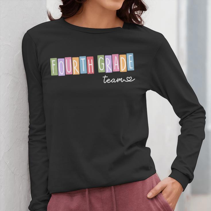 Fourth Grade Team 4th Grade Teacher Girls Boys Women Long Sleeve T-Shirt, 4th Grade Teacher Gifts, funny design Fourth Grade Team 4th Grade Teacher Girls Boys Women Long Sleeve T-Shirt, 4th Grade Teacher Gifts, funny design