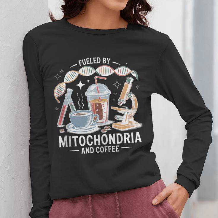 Fueled By Mitochondria Coffee Science Teacher Student Women Long Sleeve T-Shirt, Science Teacher Gifts, funny design Fueled By Mitochondria Coffee Science Teacher Student Women Long Sleeve T-Shirt, Science Teacher Gifts, funny design