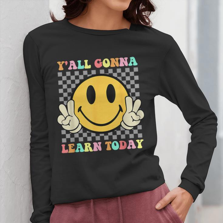 You All Gonna Learn Today Shirt Retro Groovy Teacher Life Women Long Sleeve T-Shirt, Groovy Teacher Gifts, funny design You All Gonna Learn Today Shirt Retro Groovy Teacher Life Women Long Sleeve T-Shirt, Groovy Teacher Gifts, funny design