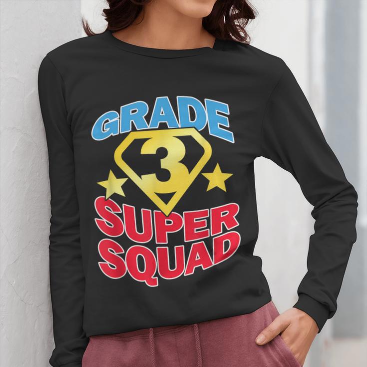 Grade 3 Super Squad Superhero Teacher Team Men Women Girls Kids Women Long Sleeve T-Shirt, Super Teacher Gifts, funny design Grade 3 Super Squad Superhero Teacher Team Men Women Girls Kids Women Long Sleeve T-Shirt, Super Teacher Gifts, funny design