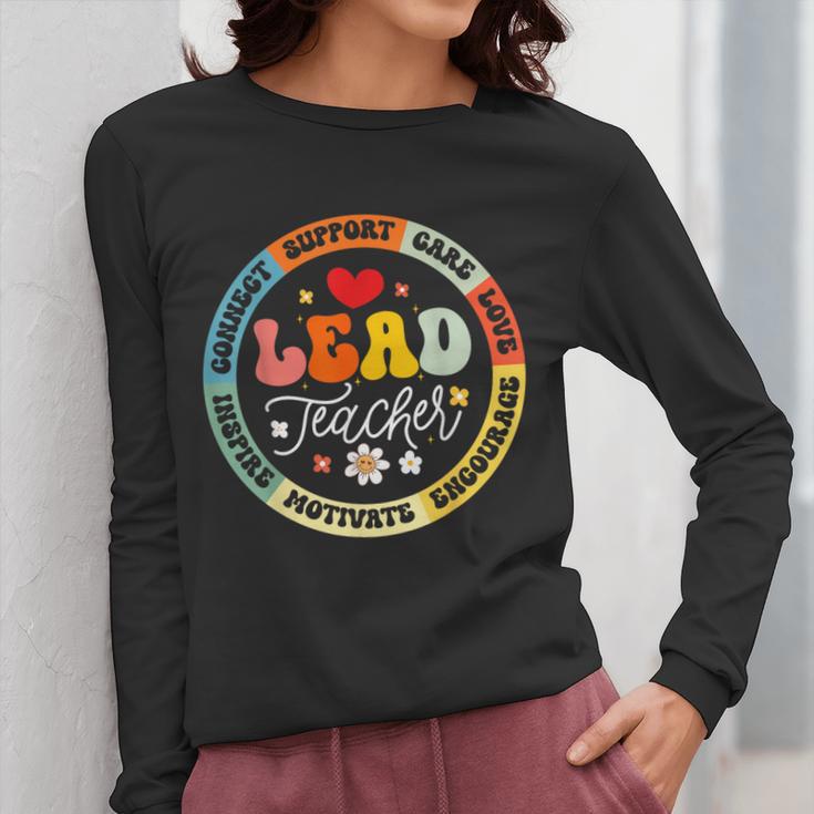 Groovy Lead Teacher Appreciation Back To School Women Long Sleeve T-Shirt, Groovy Teacher Gifts, funny design Groovy Lead Teacher Appreciation Back To School Women Long Sleeve T-Shirt, Groovy Teacher Gifts, funny design