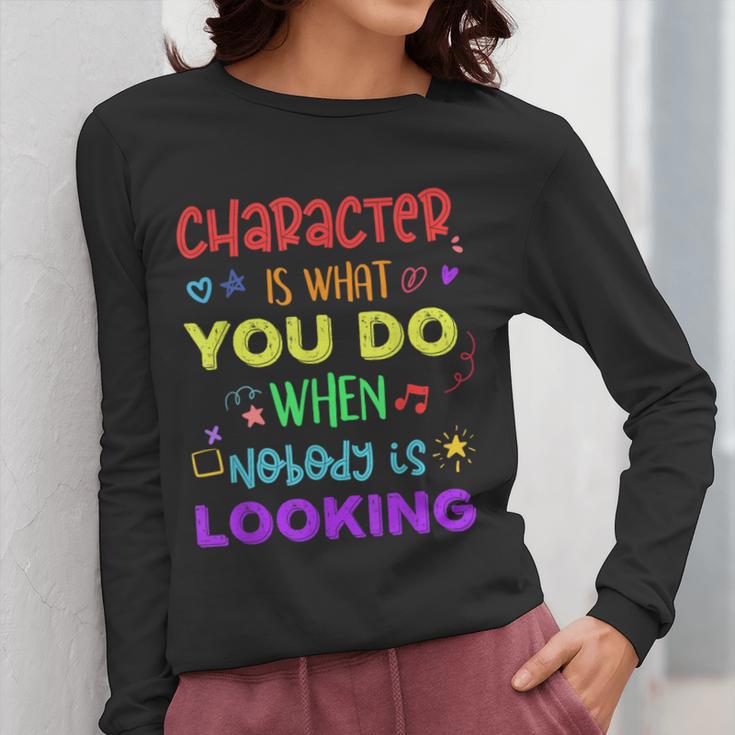 Growth Mindset Teacher Positive Message Inspirational Quote Women Long Sleeve T-Shirt, funny design