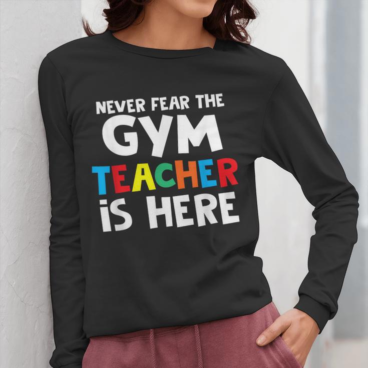 Gym Teacher Back To School Teacher Shirts For Men Women Girls Kids Women Long Sleeve T-Shirt, funny design