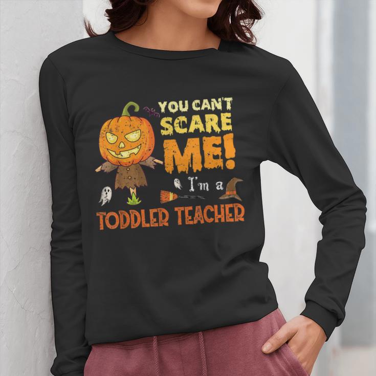 Halloween You Can't Scare Toddler Teacher For Men Women Women Long Sleeve T-Shirt, funny design Halloween You Can't Scare Toddler Teacher For Men Women Women Long Sleeve T-Shirt, funny design