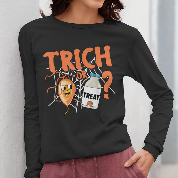 Halloween Medical Lab Science Microbiology Scientist Teacher Men Women Women Long Sleeve T-Shirt, Science Teacher Gifts, funny design