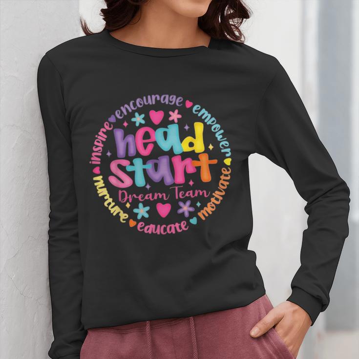 Head Start Dream Team Squad Teacher Headstart Back To School Women Long Sleeve T-Shirt, funny design Head Start Dream Team Squad Teacher Headstart Back To School Women Long Sleeve T-Shirt, funny design