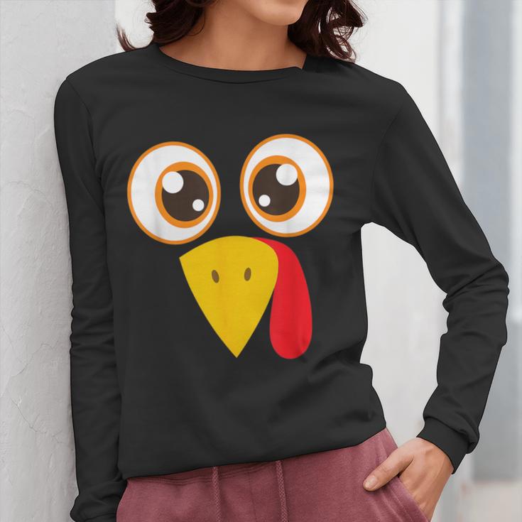 Hilarious Turkey Halloween Thanksgiving Teacher Nurse Women Long Sleeve T-Shirt, funny design