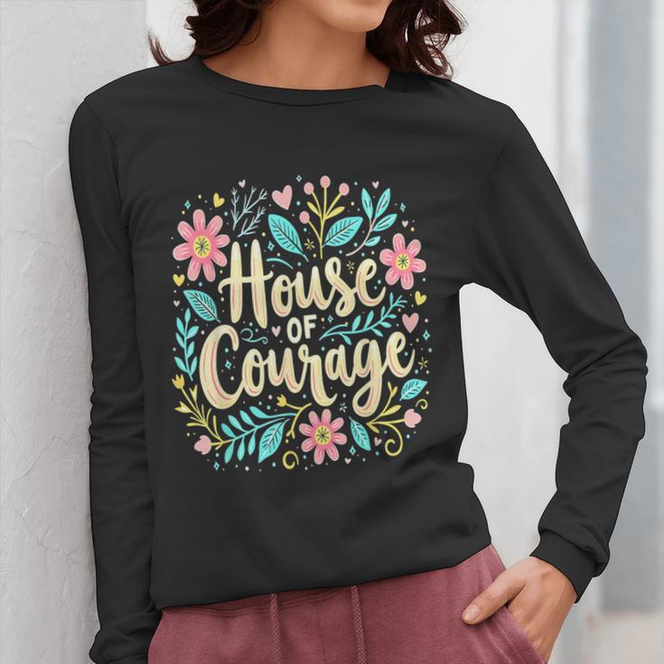 House Of Courage Flowers RCA School Teacher Student Tee Women Long Sleeve T-Shirt, funny design House Of Courage Flowers RCA School Teacher Student Tee Women Long Sleeve T-Shirt, funny design
