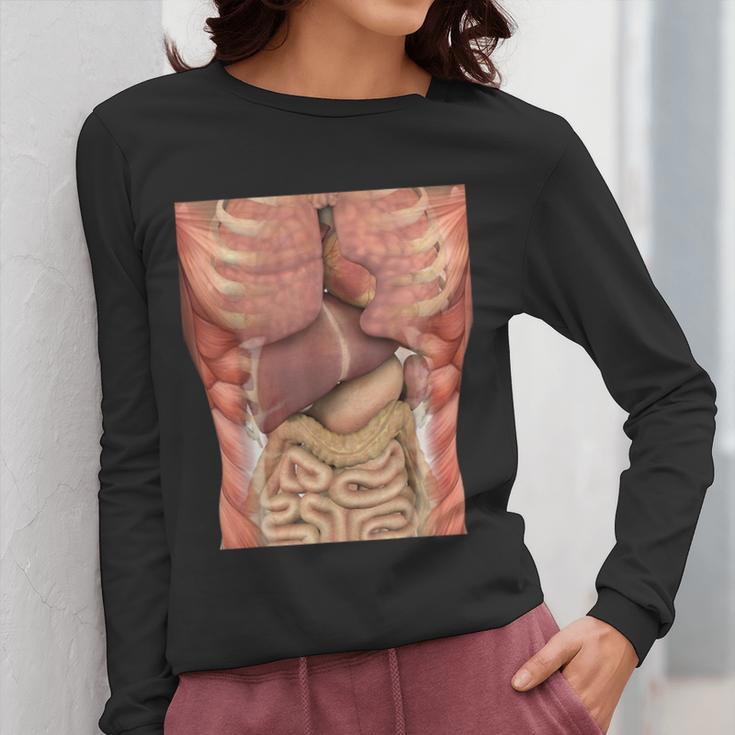 Human Muscles Organs Scary Anatomy Teacher Halloween Costume Women Long Sleeve T-Shirt, funny design Human Muscles Organs Scary Anatomy Teacher Halloween Costume Women Long Sleeve T-Shirt, funny design