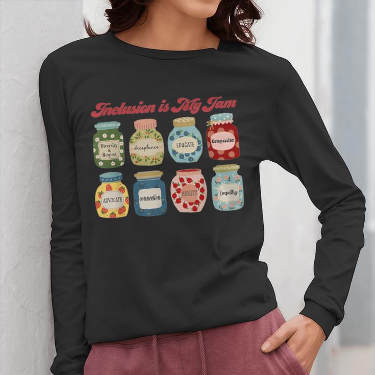 Inclusion Is My Jam Special Education Teacher Autism Women Long Sleeve T-Shirt, funny design Inclusion Is My Jam Special Education Teacher Autism Women Long Sleeve T-Shirt, funny design