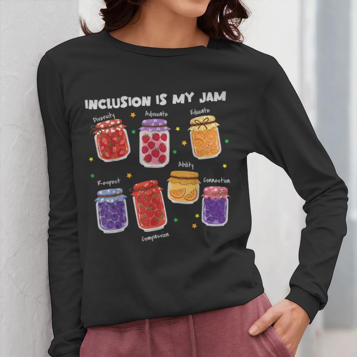 Inclusion Is My Jam Special Education Teacher Para Autism Women Long Sleeve T-Shirt, funny design Inclusion Is My Jam Special Education Teacher Para Autism Women Long Sleeve T-Shirt, funny design