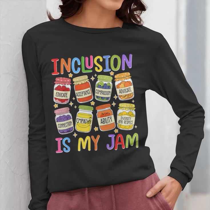 Inclusion Is My Jam SPED Teacher Special Education Teacher Women Long Sleeve T-Shirt, funny design Inclusion Is My Jam SPED Teacher Special Education Teacher Women Long Sleeve T-Shirt, funny design