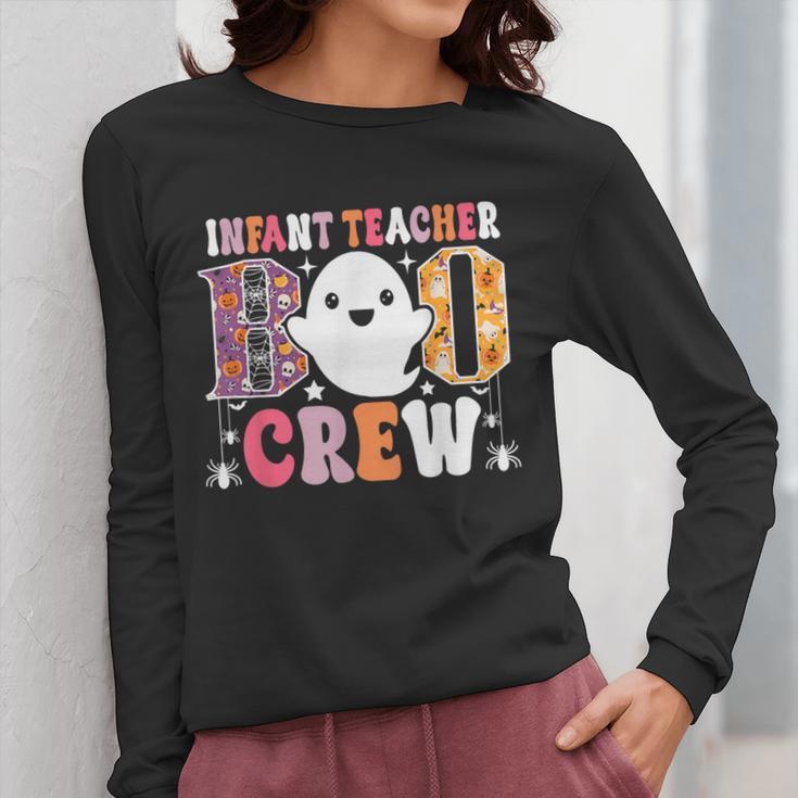 Infant Teacher Boo Crew Halloween Costume Women Long Sleeve T-Shirt, funny design Infant Teacher Boo Crew Halloween Costume Women Long Sleeve T-Shirt, funny design