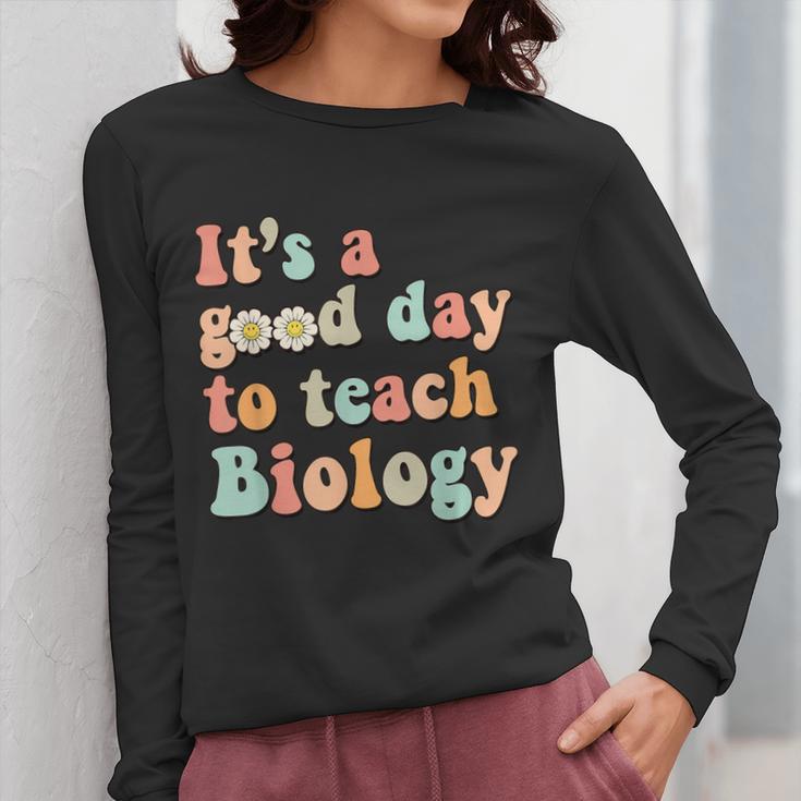 It's A Good Day To Teach Biology Biology Teacher Women Long Sleeve T-Shirt, funny design It's A Good Day To Teach Biology Biology Teacher Women Long Sleeve T-Shirt, funny design
