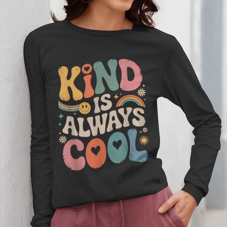 Kind Is Always Cool Teacher Graphic Tees Choose Kindness Women Long Sleeve T-Shirt, funny design Kind Is Always Cool Teacher Graphic Tees Choose Kindness Women Long Sleeve T-Shirt, funny design