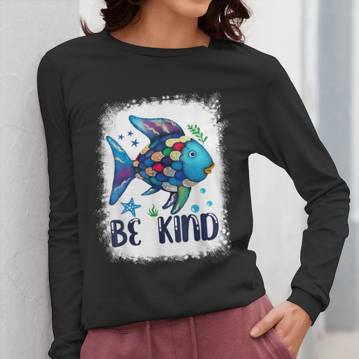 Be Kind Rainbow Fish Teacher Life Back To School Teaching Men Women Women Long Sleeve T-Shirt, funny design Be Kind Rainbow Fish Teacher Life Back To School Teaching Men Women Women Long Sleeve T-Shirt, funny design