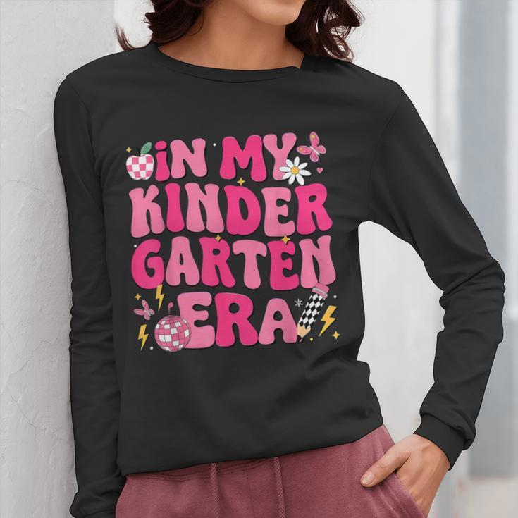 In My Kindergarten Era Girl Back To School Kinder Teacher Women Long Sleeve T-Shirt, funny design In My Kindergarten Era Girl Back To School Kinder Teacher Women Long Sleeve T-Shirt, funny design