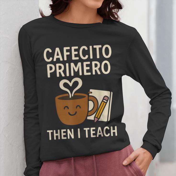 Latina Teacher Bilingual Educator Spanish Heritage Empower Women Long Sleeve T-Shirt, funny design Latina Teacher Bilingual Educator Spanish Heritage Empower Women Long Sleeve T-Shirt, funny design