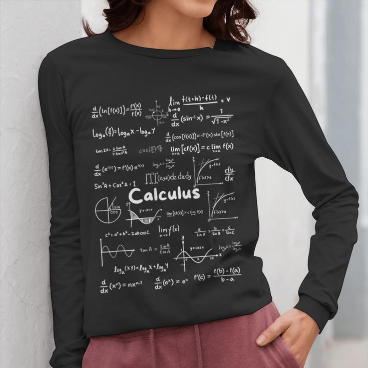Mastering Essential Calculus Formulas Math Genius Teacher Women Long Sleeve T-Shirt, funny design