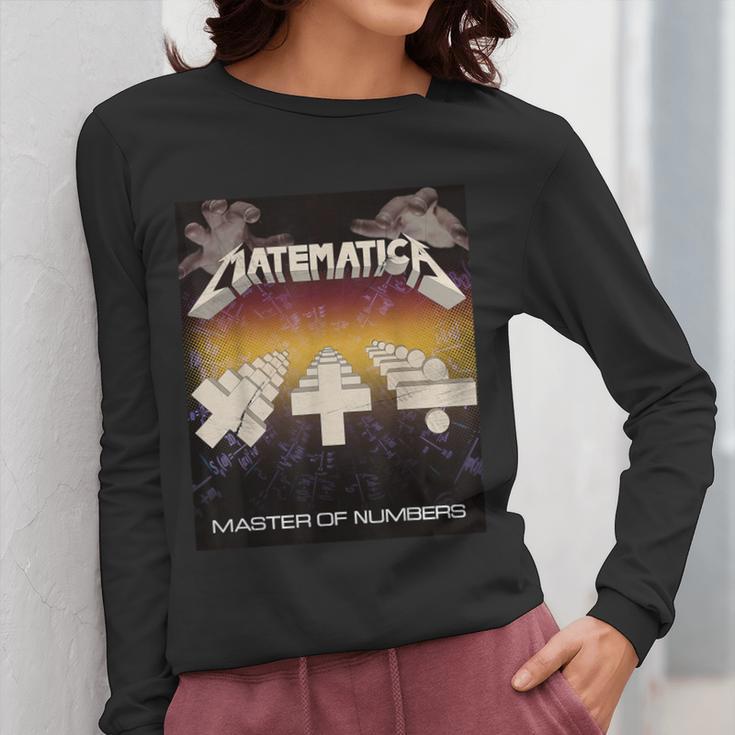 Matematica Master Of Numbers Math Teachers Puppets Parody Women Long Sleeve T-Shirt, funny design