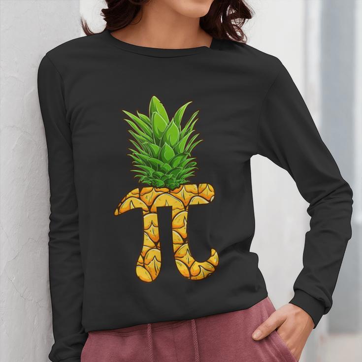 Math Teacher Hawaiian Shirts Pineapple Pi Day Symbol Women Long Sleeve T-Shirt, funny design Math Teacher Hawaiian Shirts Pineapple Pi Day Symbol Women Long Sleeve T-Shirt, funny design
