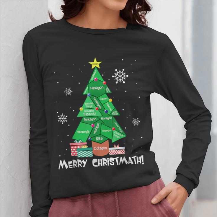 Math Teacher Polygon Christmas Tree Geometry Merry Christmas Women Long Sleeve T-Shirt, funny design Math Teacher Polygon Christmas Tree Geometry Merry Christmas Women Long Sleeve T-Shirt, funny design