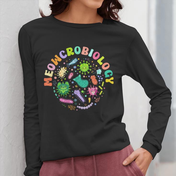 Meowcrobiology Cats Microbiology Science Teacher Women Long Sleeve T-Shirt, Science Teacher Gifts, funny design Meowcrobiology Cats Microbiology Science Teacher Women Long Sleeve T-Shirt, Science Teacher Gifts, funny design