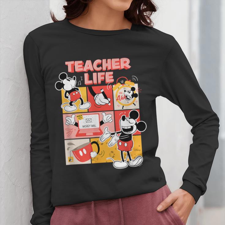 Mickey Mouse Teacher Life Women Long Sleeve T-Shirt, funny design Mickey Mouse Teacher Life Women Long Sleeve T-Shirt, funny design