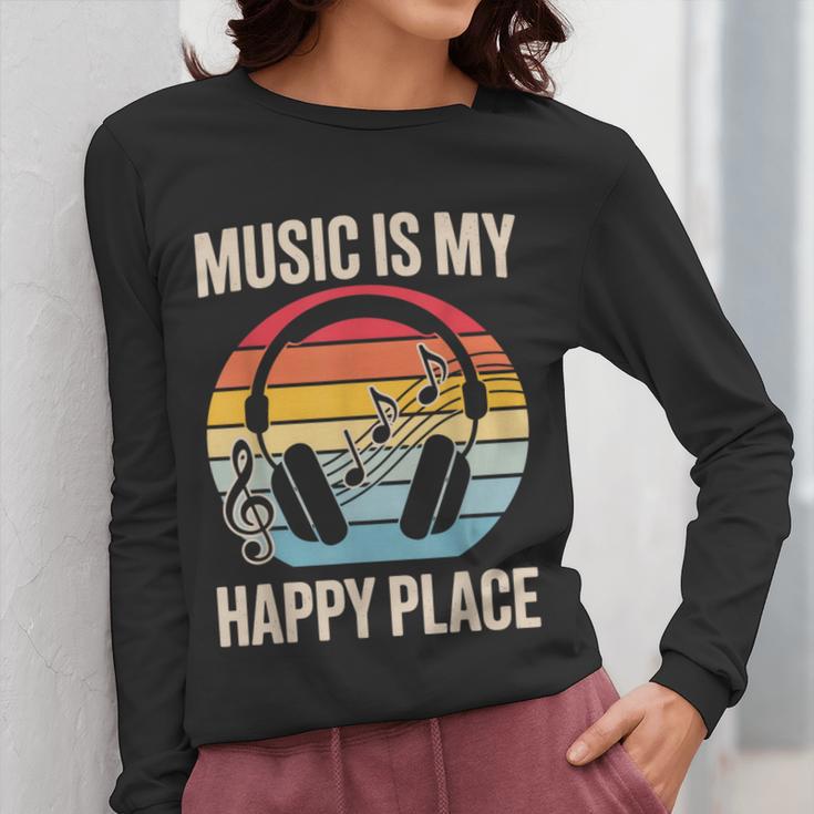 Music For Men Women Music Teacher Music Lover Women Long Sleeve T-Shirt, funny design