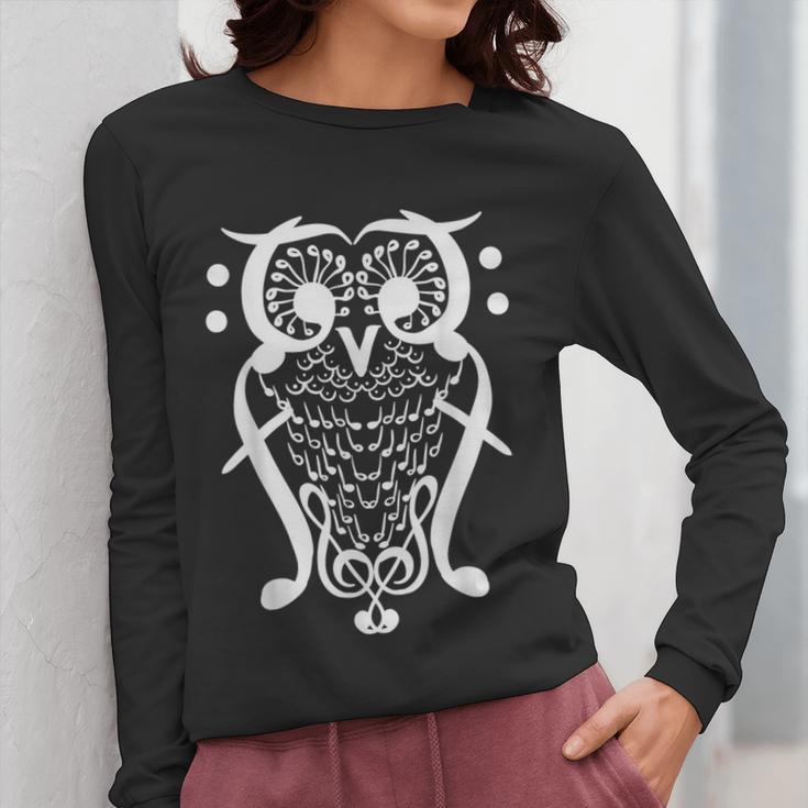 Music Note Owl Shirt Musicians Teacher Birthday Bird Women Long Sleeve T-Shirt, funny design Music Note Owl Shirt Musicians Teacher Birthday Bird Women Long Sleeve T-Shirt, funny design