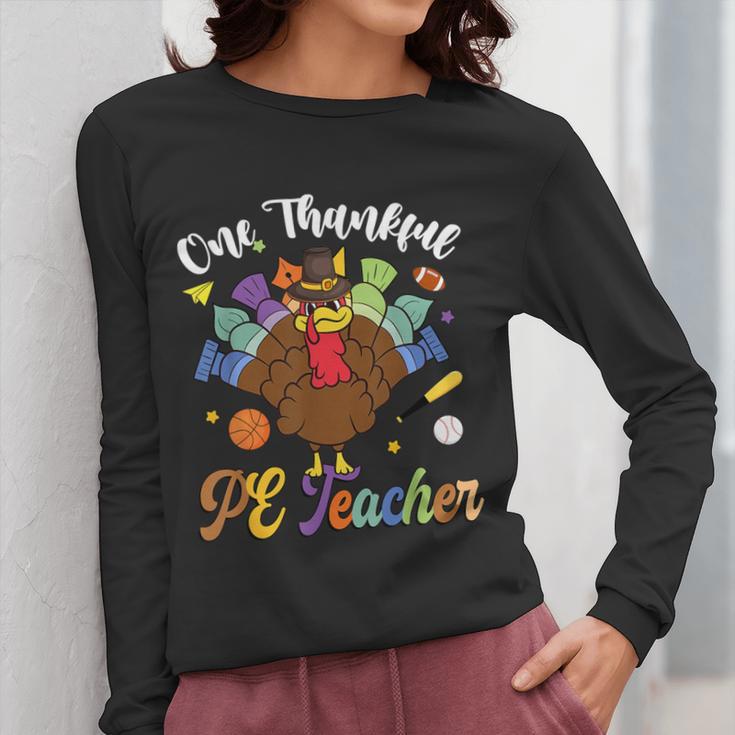 One Thankful PE Teacher Turkey Thanksgiving -Adults & Kids Classic Fit Polyester 100 Short Sleeve Women Long Sleeve T-Shirt, Pe Teacher Gifts, funny design One Thankful PE Teacher Turkey Thanksgiving -Adults & Kids Classic Fit Polyester 100 Short Sleeve Women Long Sleeve T-Shirt, Pe Teacher Gifts, funny design
