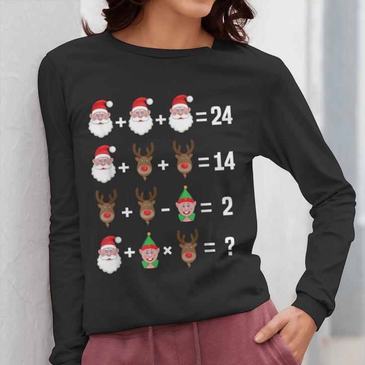 Order Of Operations Math Teacher Christmas Women Long Sleeve T-Shirt, funny design