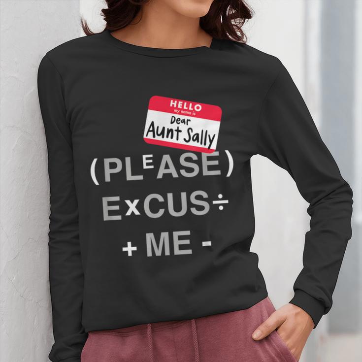PEMDAS Math Teacher Halloween Costume Women Long Sleeve T-Shirt, funny design