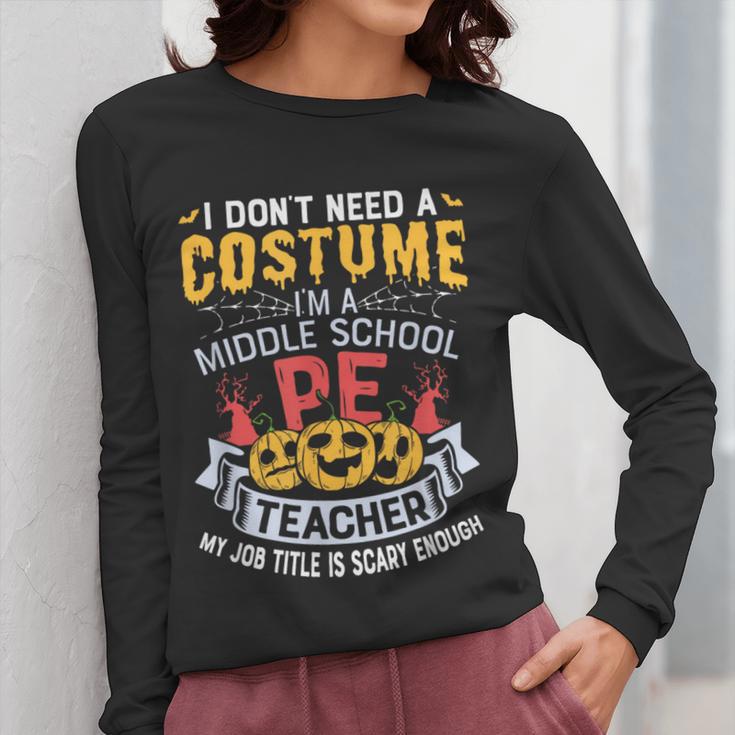 Physical Education School PE Teacher Halloween Costume Men Women Women Long Sleeve T-Shirt, Pe Teacher Gifts, funny design Physical Education School PE Teacher Halloween Costume Men Women Women Long Sleeve T-Shirt, Pe Teacher Gifts, funny design