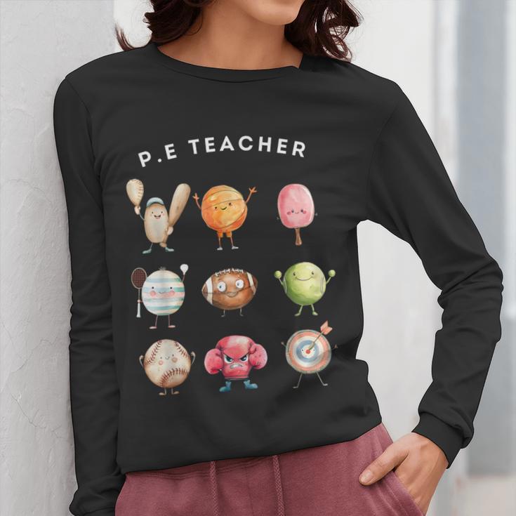 Physical Education Teacher PE Teacher Specials Back School Women Long Sleeve T-Shirt, Pe Teacher Gifts, funny design Physical Education Teacher PE Teacher Specials Back School Women Long Sleeve T-Shirt, Pe Teacher Gifts, funny design