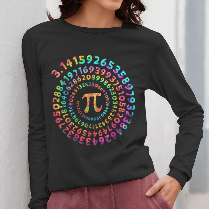 Pi Day Math Teacher Tie Dye Spiral Pi 314 Pi Day Women Long Sleeve T-Shirt, funny design Pi Day Math Teacher Tie Dye Spiral Pi 314 Pi Day Women Long Sleeve T-Shirt, funny design
