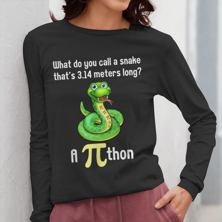 Pi Day Puns Pithon Math Teacher Jokes Women Men Kids Women Long Sleeve T-Shirt, funny design Pi Day Puns Pithon Math Teacher Jokes Women Men Kids Women Long Sleeve T-Shirt, funny design