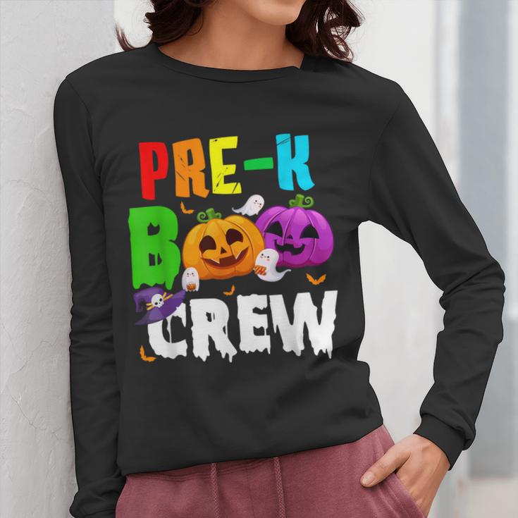 Pre K Boo Crew Halloween Costume Teachers Kids Women Long Sleeve T-Shirt, funny design Pre K Boo Crew Halloween Costume Teachers Kids Women Long Sleeve T-Shirt, funny design