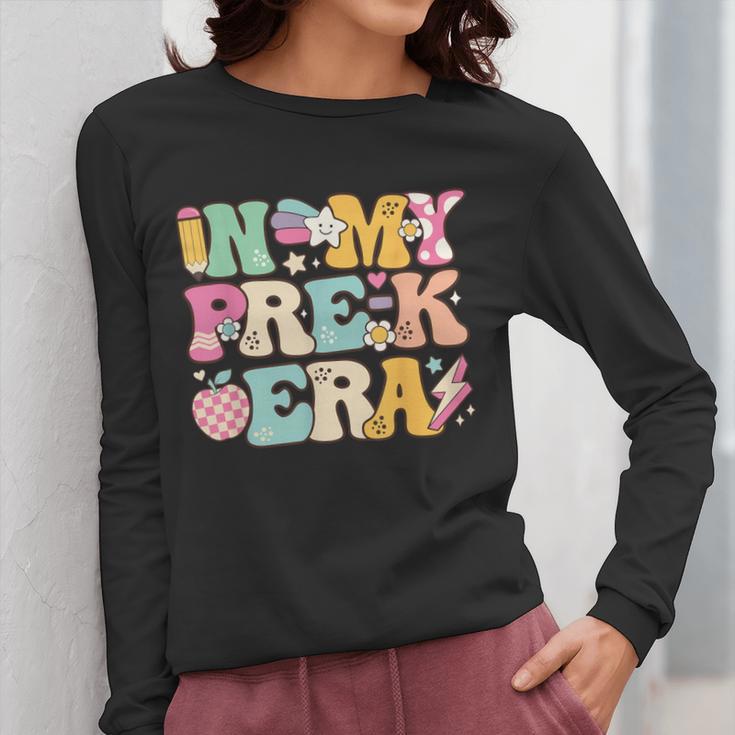In My Pre-K Era Girl Back To School Cute PreSchool Teacher Women Long Sleeve T-Shirt, funny design In My Pre-K Era Girl Back To School Cute PreSchool Teacher Women Long Sleeve T-Shirt, funny design