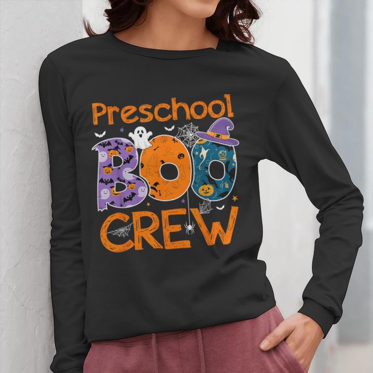 Preschool Boo Crew Preschool Halloween Teacher Kids Women Long Sleeve T-Shirt, funny design Preschool Boo Crew Preschool Halloween Teacher Kids Women Long Sleeve T-Shirt, funny design