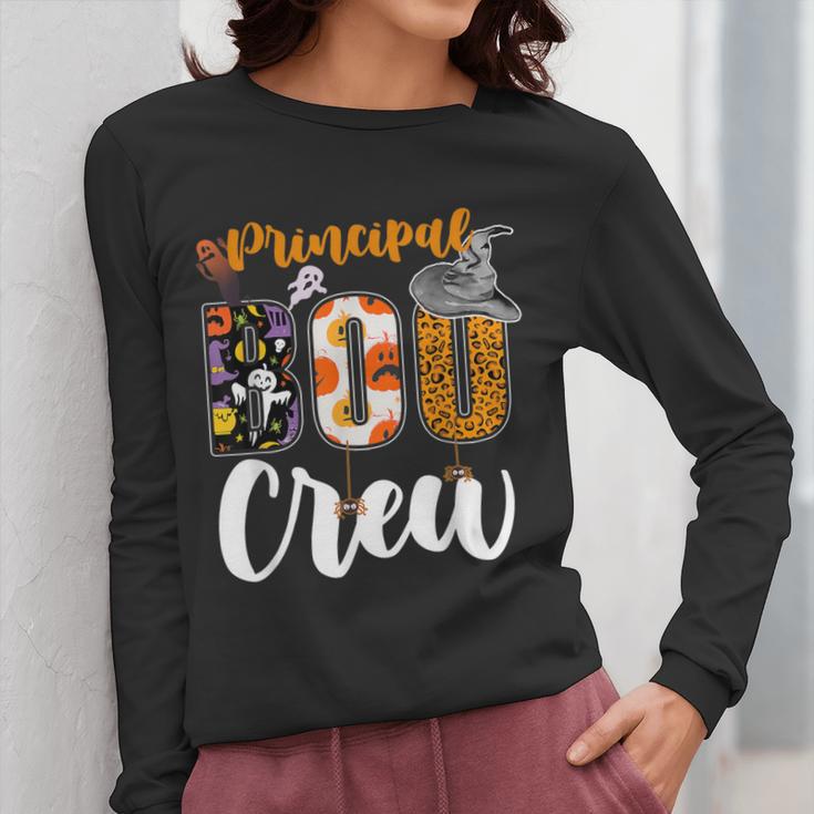 Principal Boo Crew Ghost Halloween Teachers School Matching Women Long Sleeve T-Shirt, funny design Principal Boo Crew Ghost Halloween Teachers School Matching Women Long Sleeve T-Shirt, funny design
